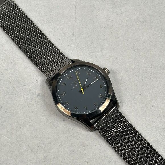 Joseph Abboud Other - Joseph Abboud Watch Mens 43mm Round Gray Mesh Band Quartz Classic New Battery